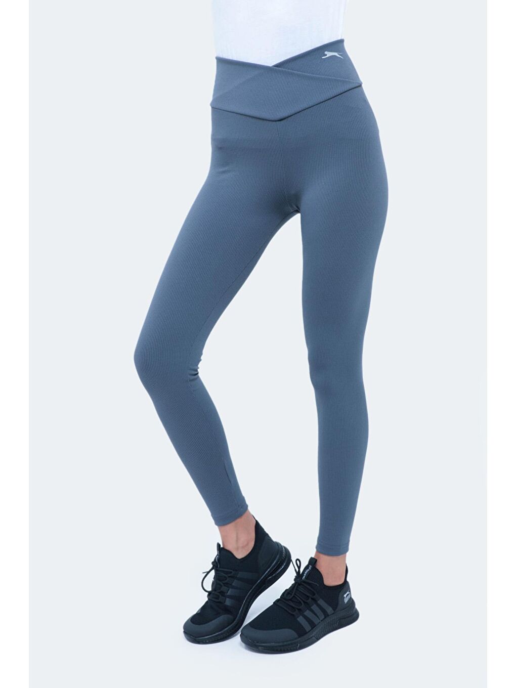 NATALIE Kadın Fitness Tayt Koyu Gri-1