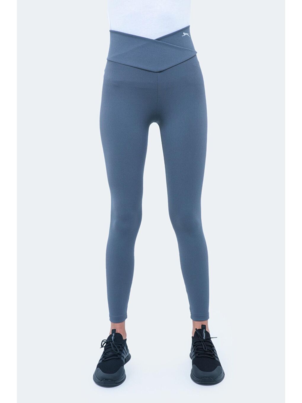 NATALIE Kadın Fitness Tayt Koyu Gri-2