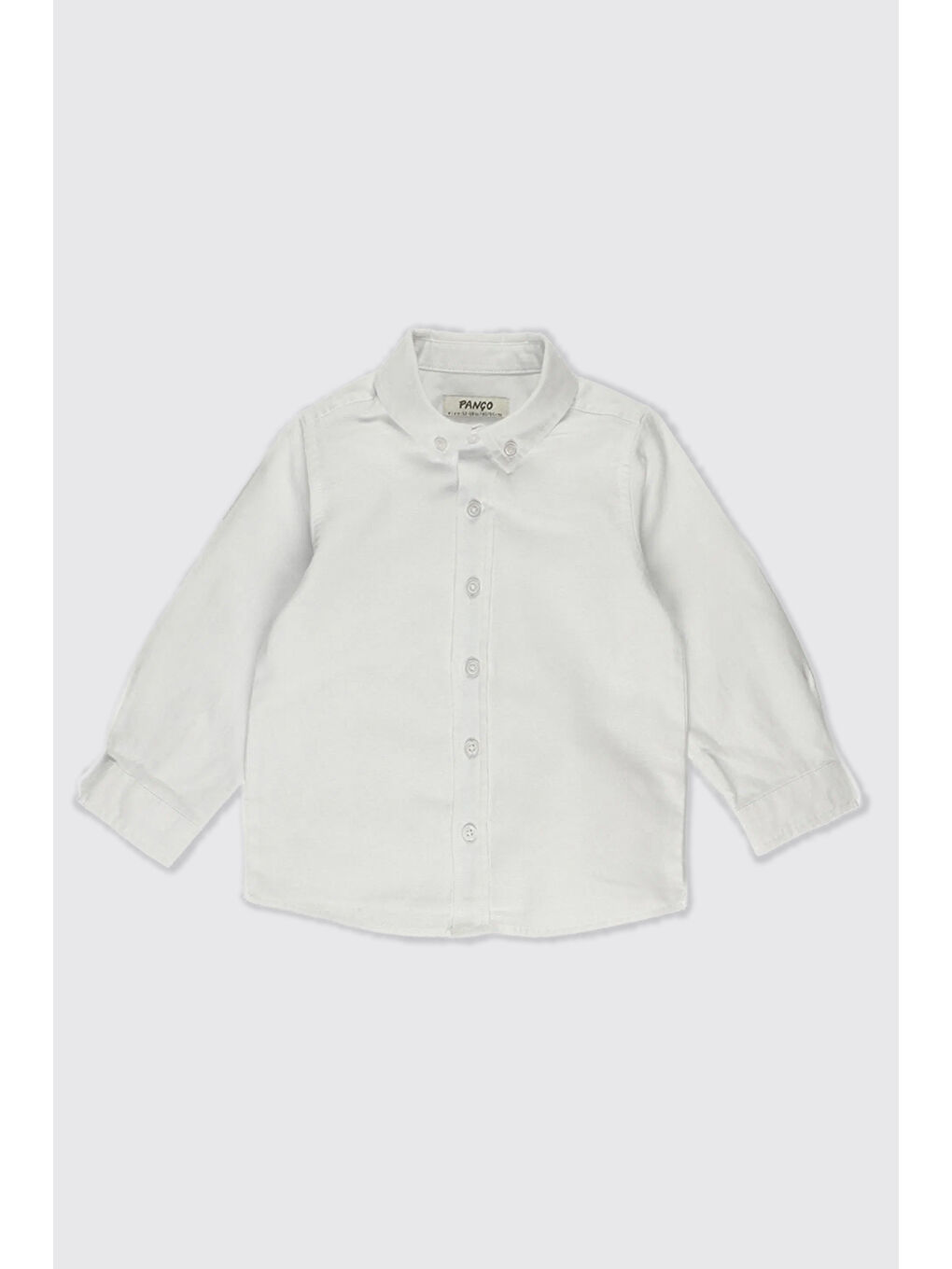 Beyaz Erkek Çocuk Basic Oxford Gömlek