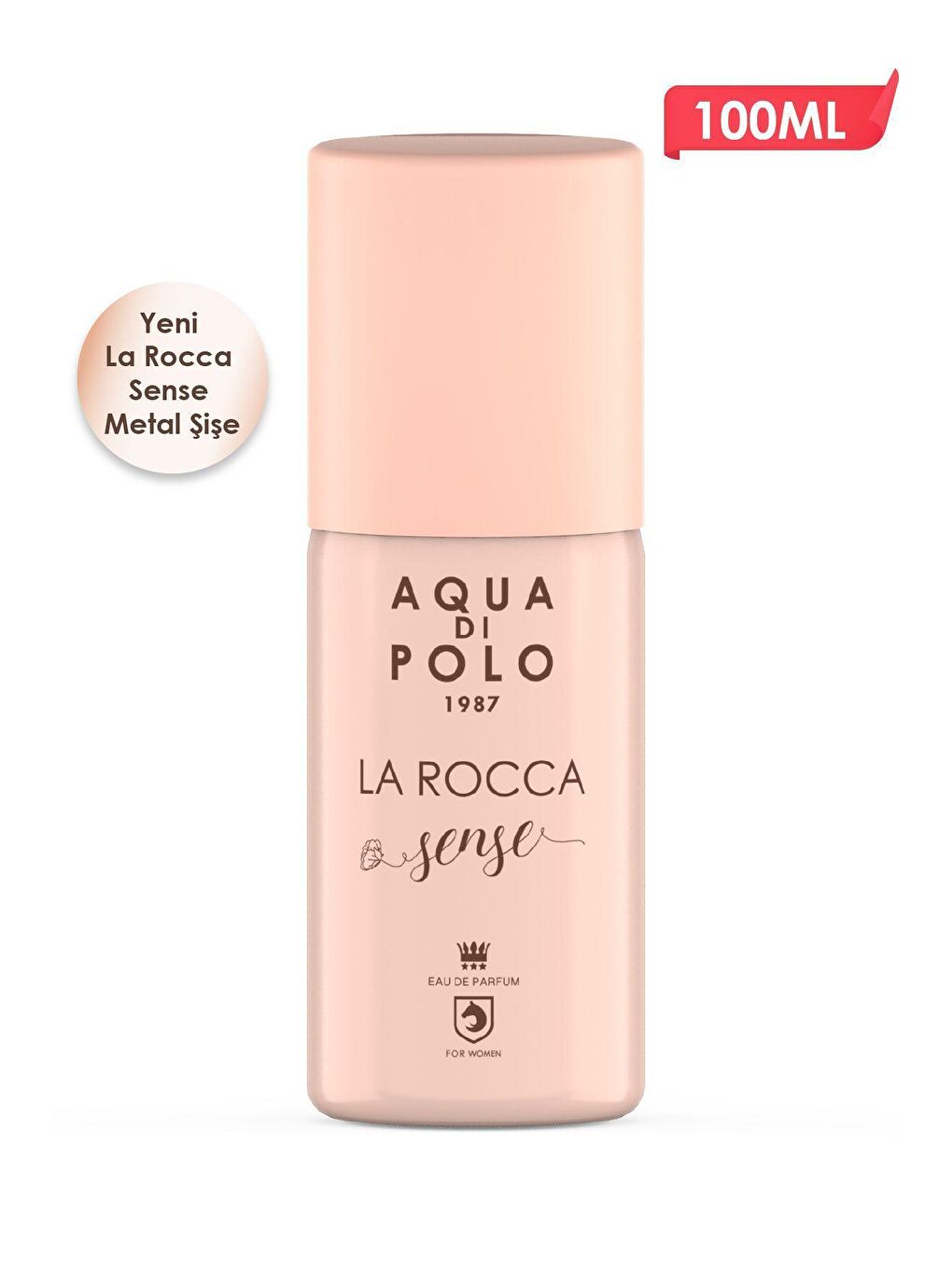 Aqua Di Polo 1987 Pembe La Rocca Sense EDP 100 ml 3'lü Kadın Parfüm Seti STCA000301 - 1