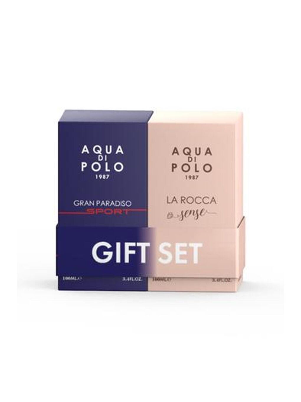 Aqua Di Polo 1987 Pembe La Rocca Sense ve Gran Paradiso Sport 100 ml Edp Parfüm Hediye Seti STCM000101