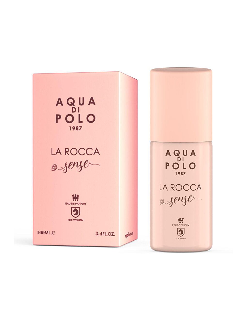 Aqua Di Polo 1987 Pembe La Rocca Sense EDP 100 ml 3'lü Kadın Parfüm Seti STCA000301 - 2