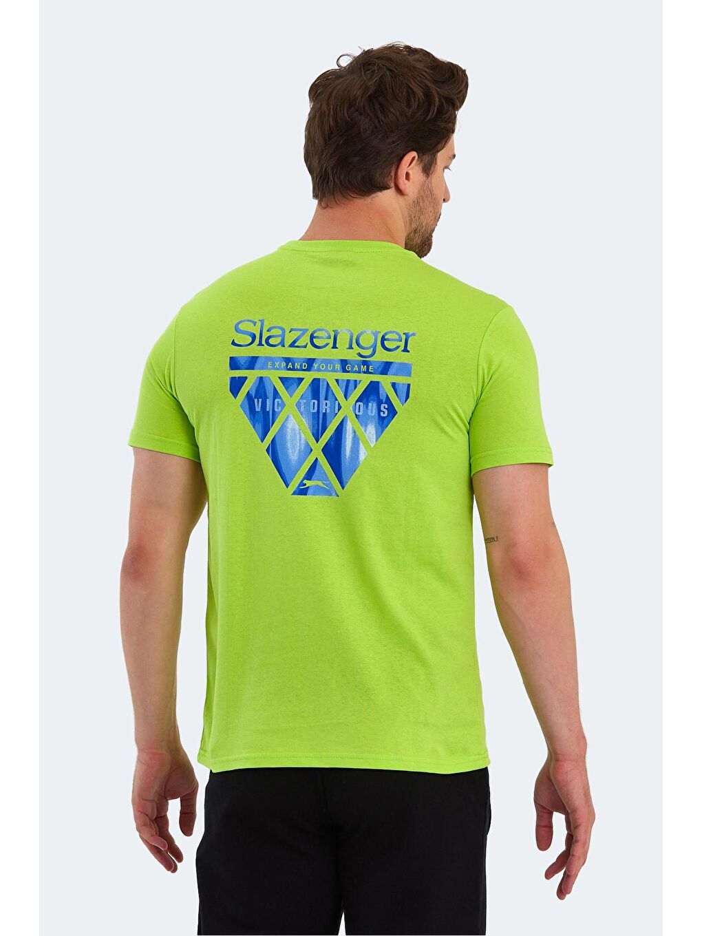 SLAZENGER Limon Sarısı PANCO Erkek Kısa Kol T-Shirt Limon - 1