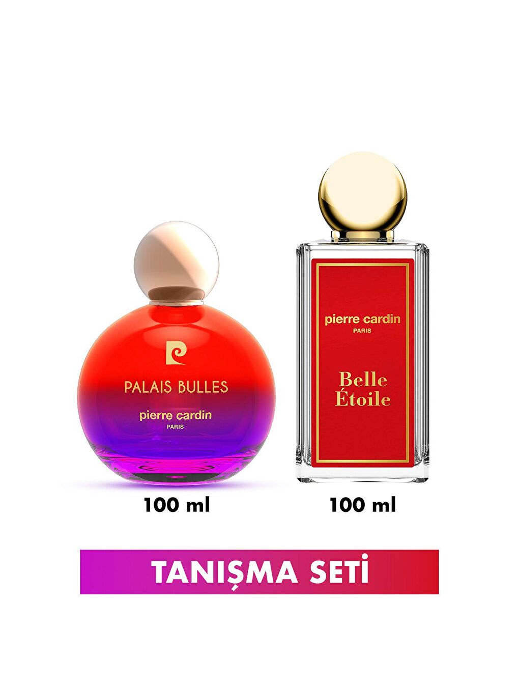 Pierre Cardin Beyaz Palais Bulles EDP & Belle Etoile EDT 100 ml Kadın Parfüm Seti STCC021294