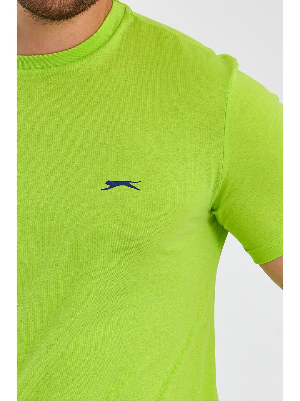 SLAZENGER Limon Sarısı PANCO Erkek Kısa Kol T-Shirt Limon - 3