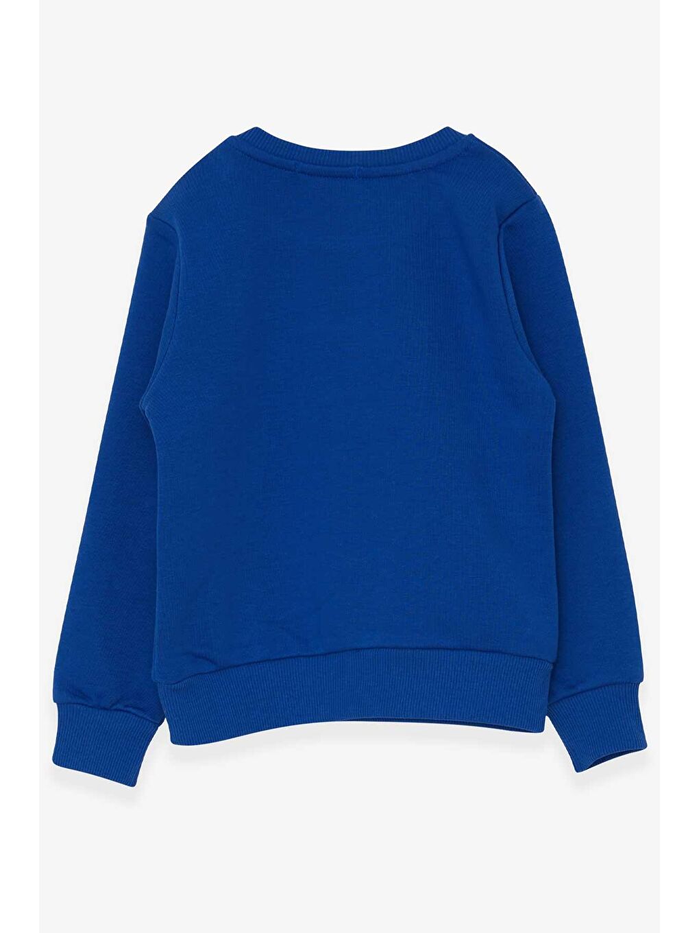 Breeze Saks Erkek Bebek Sweatshirt Yazı Baskılı Saks Mavisi (2 Yaş) - 1