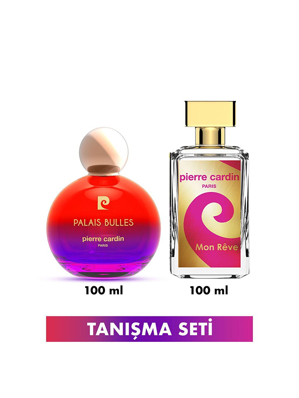 Pierre Cardin Beyaz Palais Bulles EDP & Mon Reve EDT 100 ml Kadın Parfüm Seti STCC021293