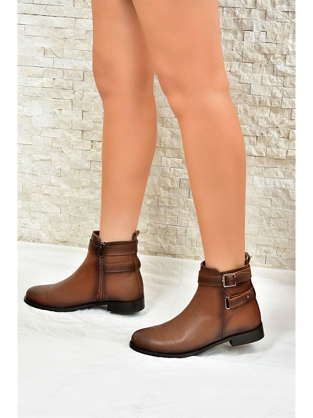 Kahverengi L2526752 Taba Kadın Bot-2