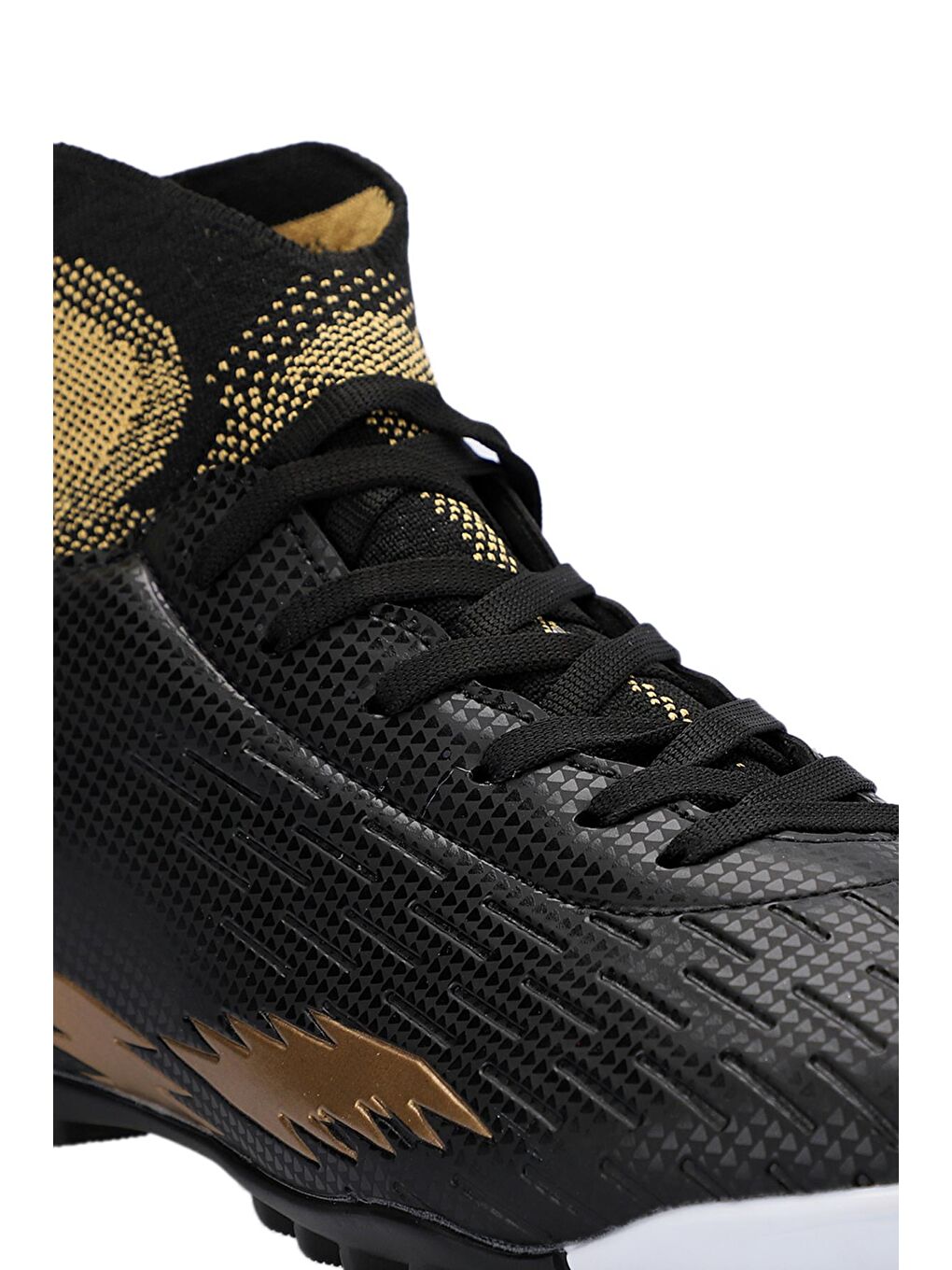 HADAS KRP Futbol Erkek Krampon Ayakkabı Siyah / Sarı-3