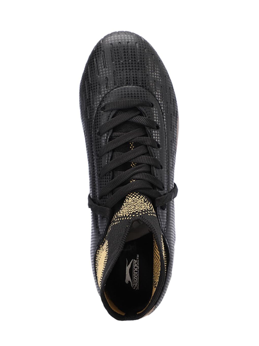 HADAS KRP Futbol Erkek Krampon Ayakkabı Siyah / Sarı-4