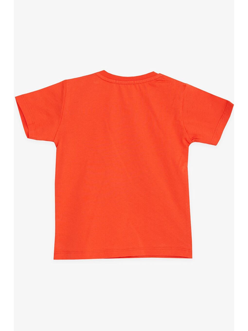 Erkek Çocuk Tişört Rapçi Dinozor Baskılı Turuncu (2-6 Yaş)-1