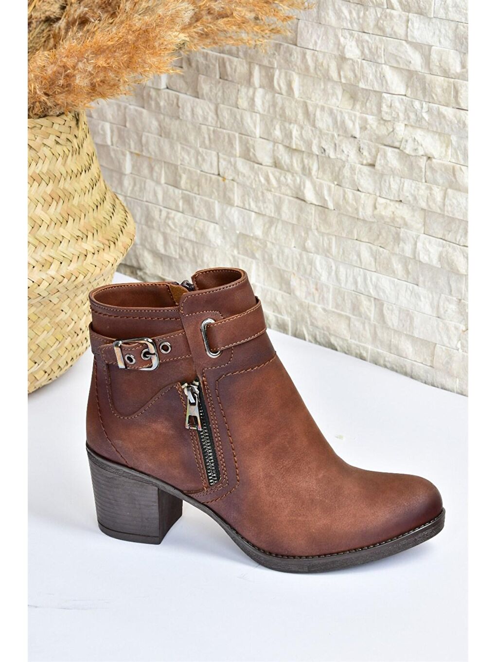 Kahverengi L6741615 Taba Kadın Bot-4