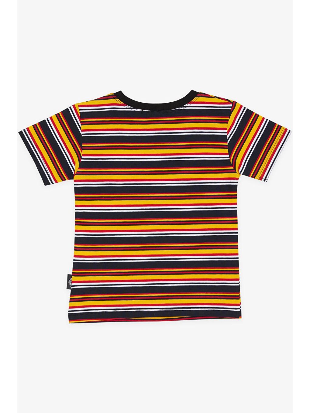 Erkek Çocuk Tişört Renkli Çizgili Karışık Renk (3-6 Yaş)-1