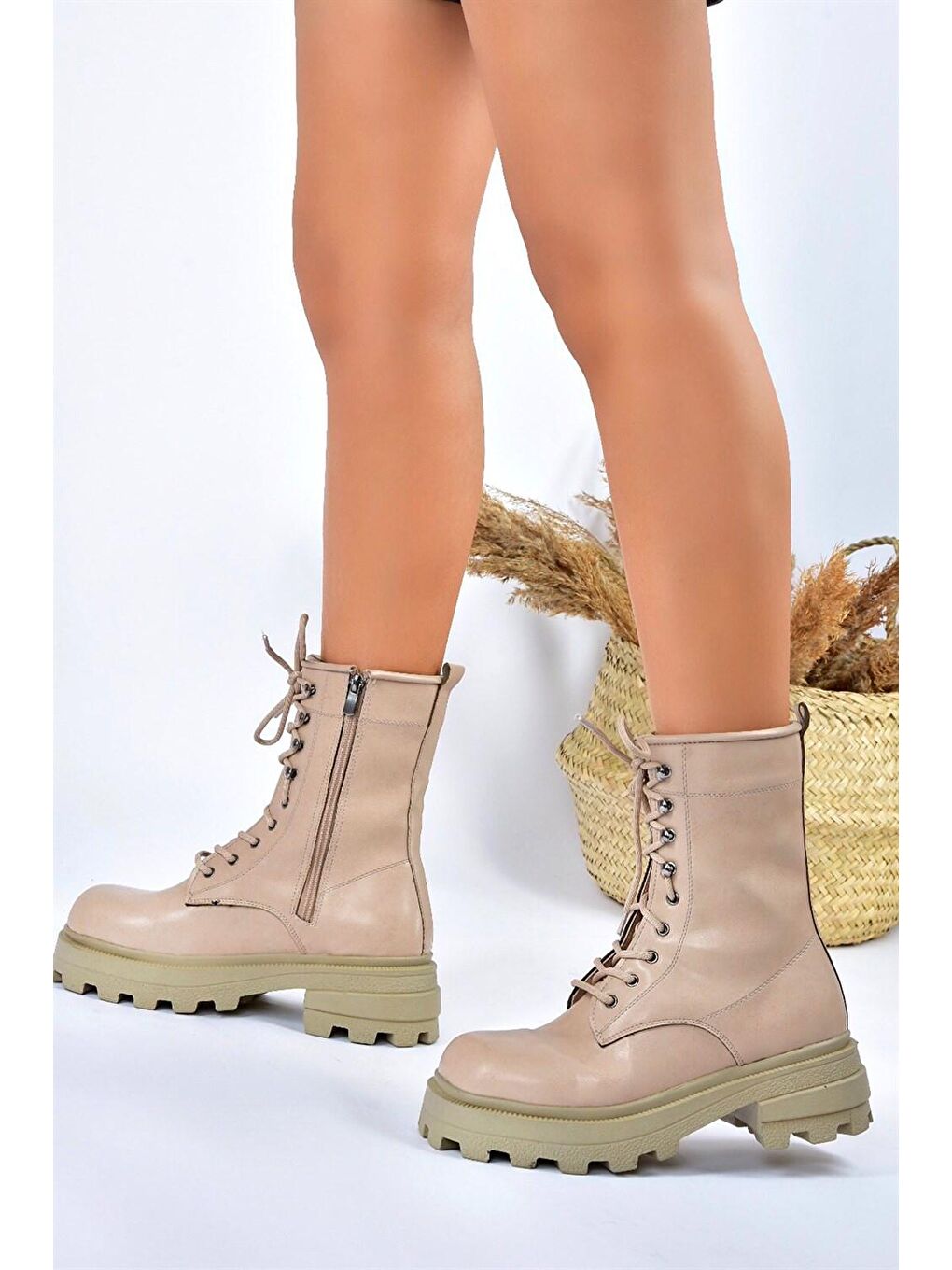 Bej L9967500 Ten Kadın Bot-1
