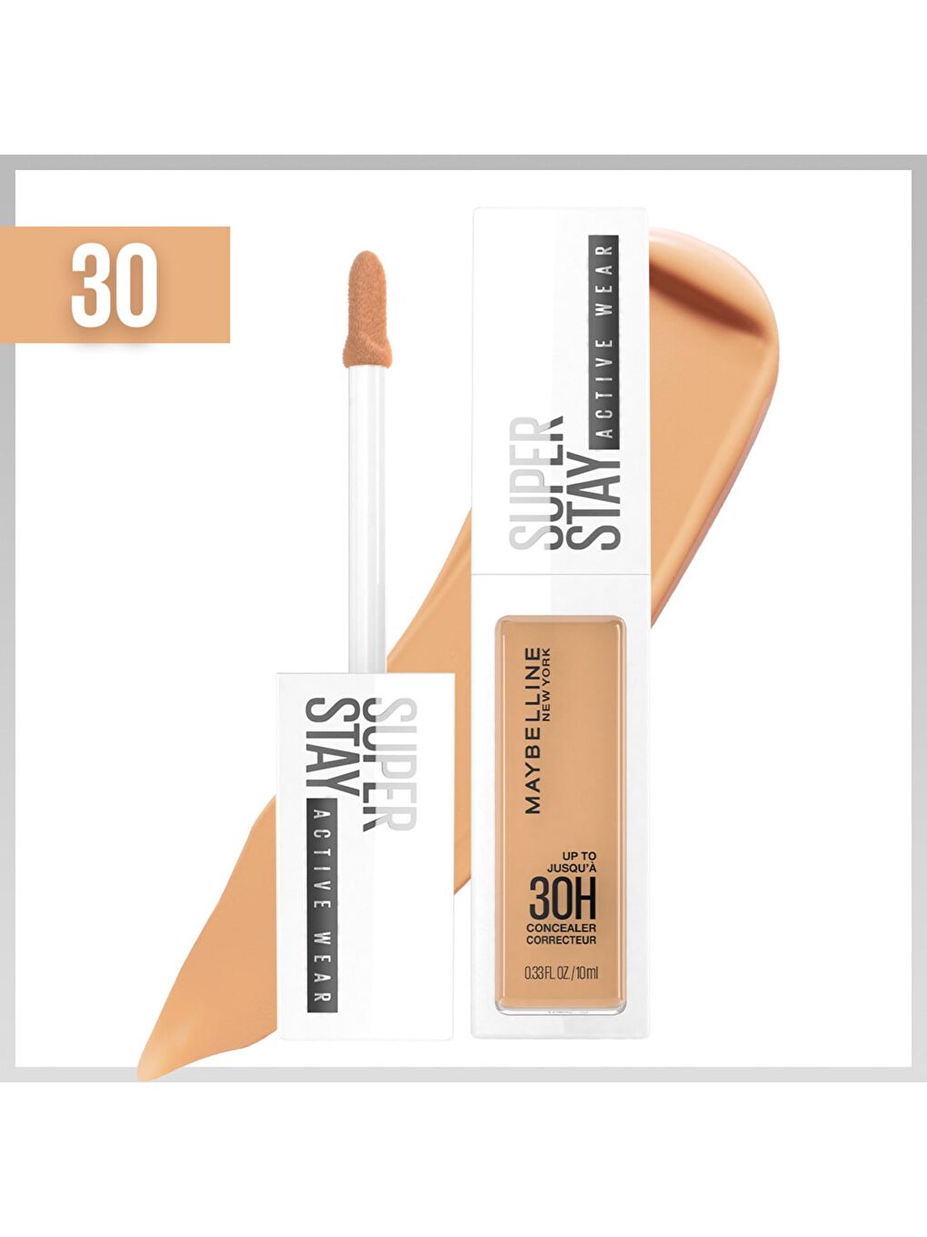 MAYBELLINE NEWYORK Nude Super Stay 30H Kapatıcı - 30 Honey