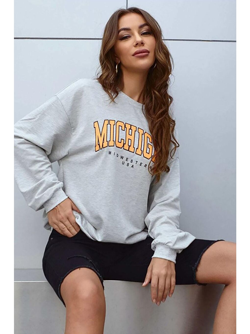 Gri Sweatshirt Mg785