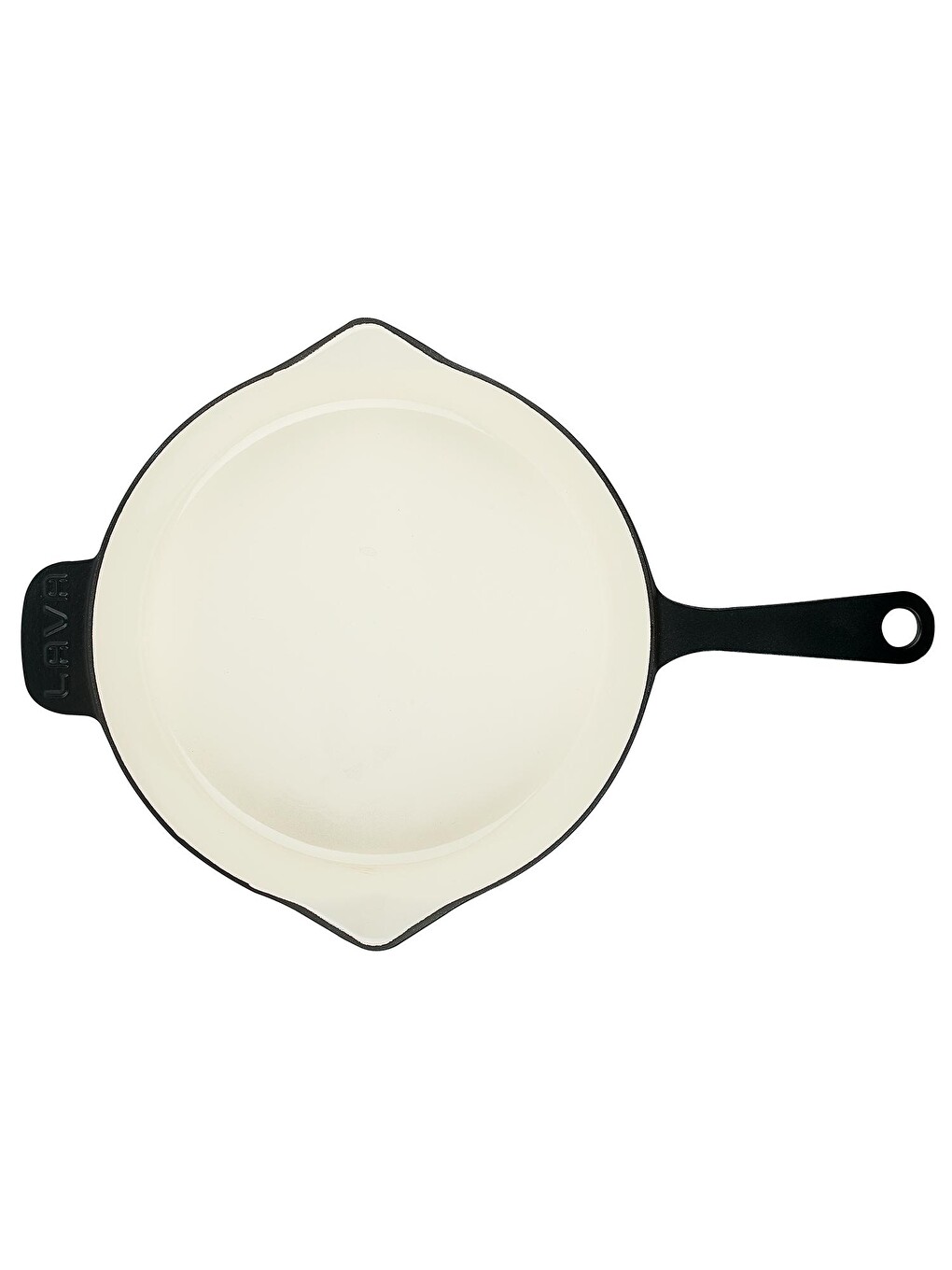 Siyah Yuvarlak Kızartma Tavası Döküm Demir Yekpare Saplı Edition Serisi Çap(ø)28cm.-2