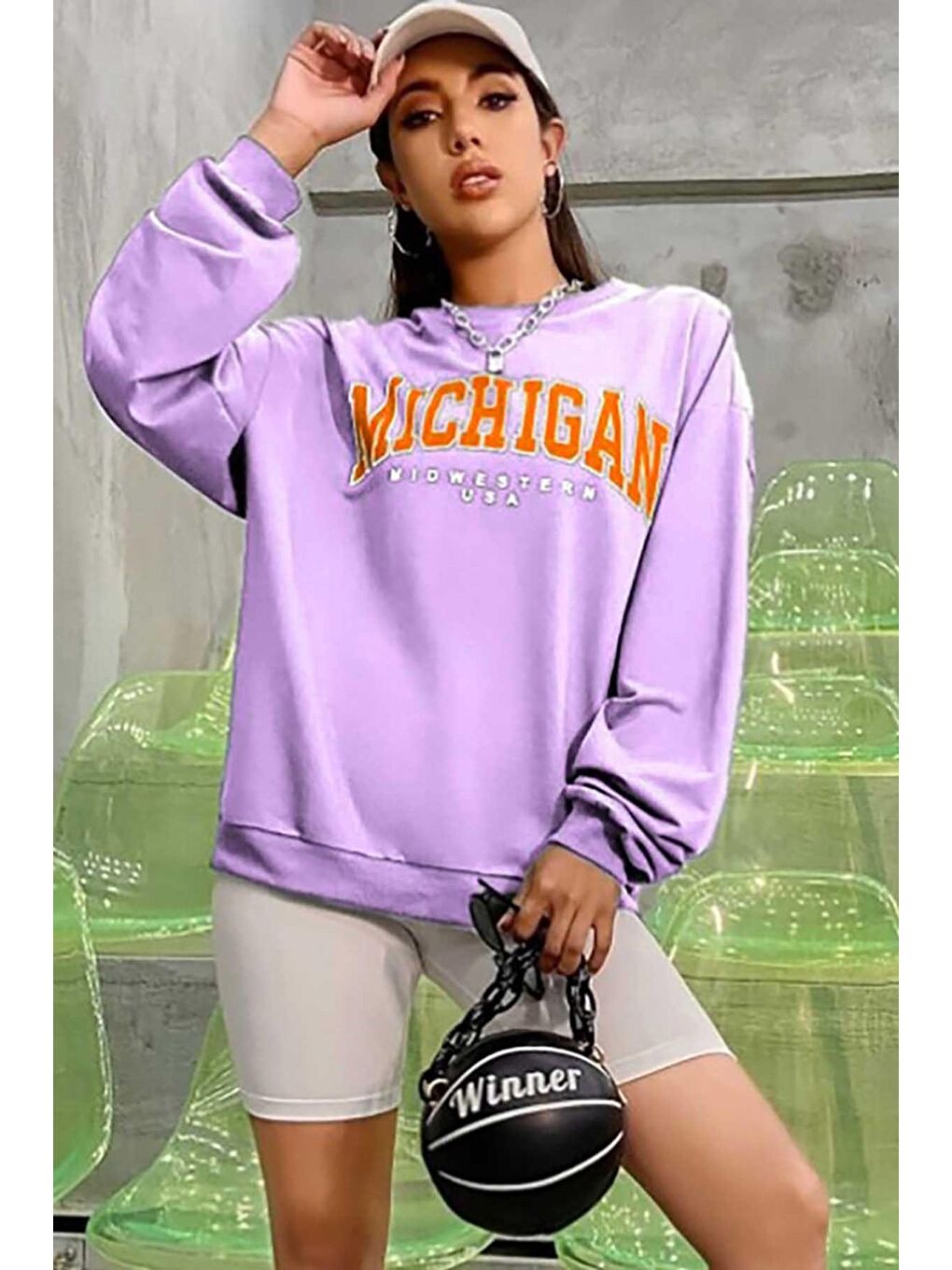 Lila Sweatshirt Mg785