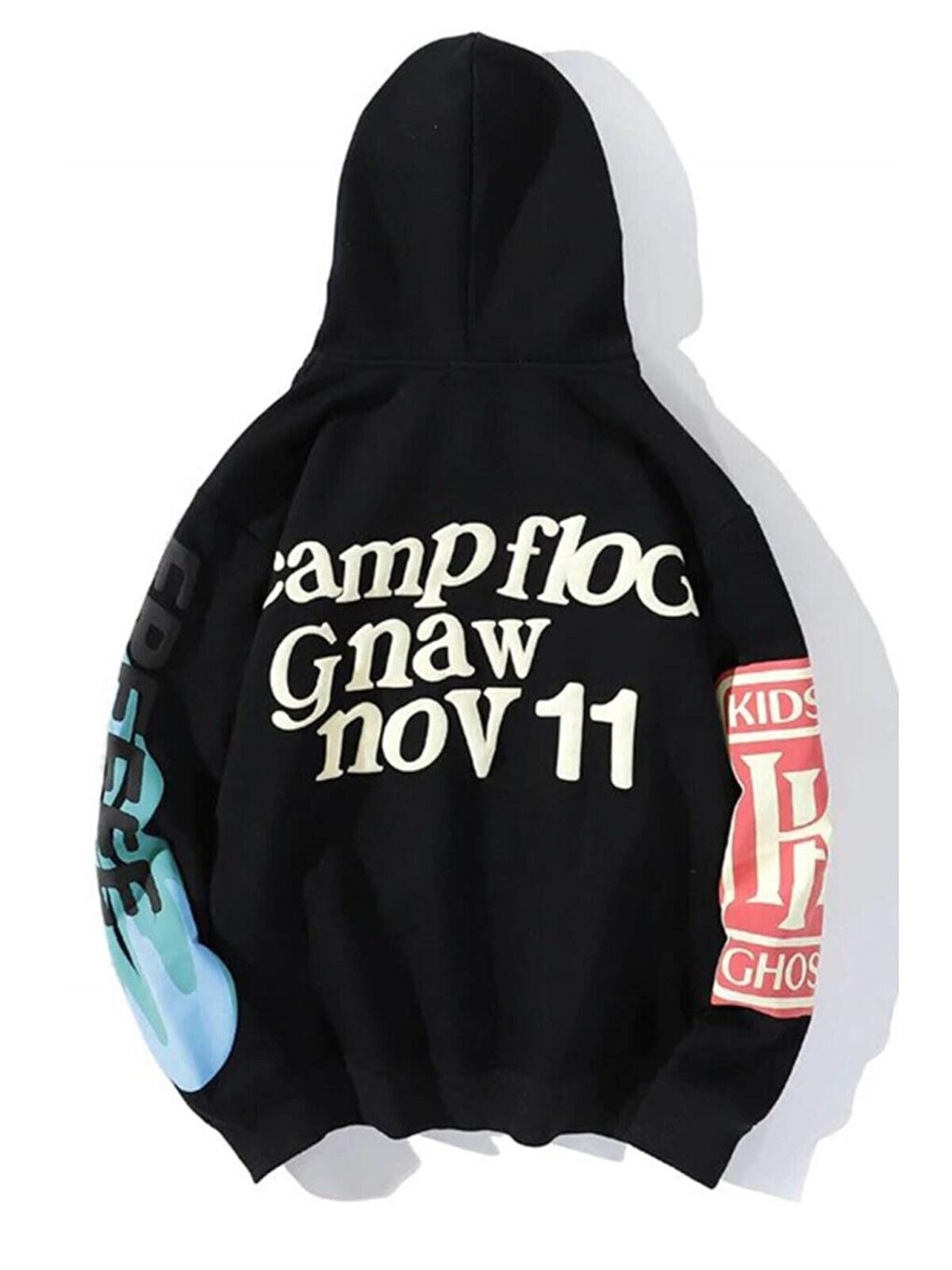 Siyah Baskılı Oversize Sweatshirt Mg903-1