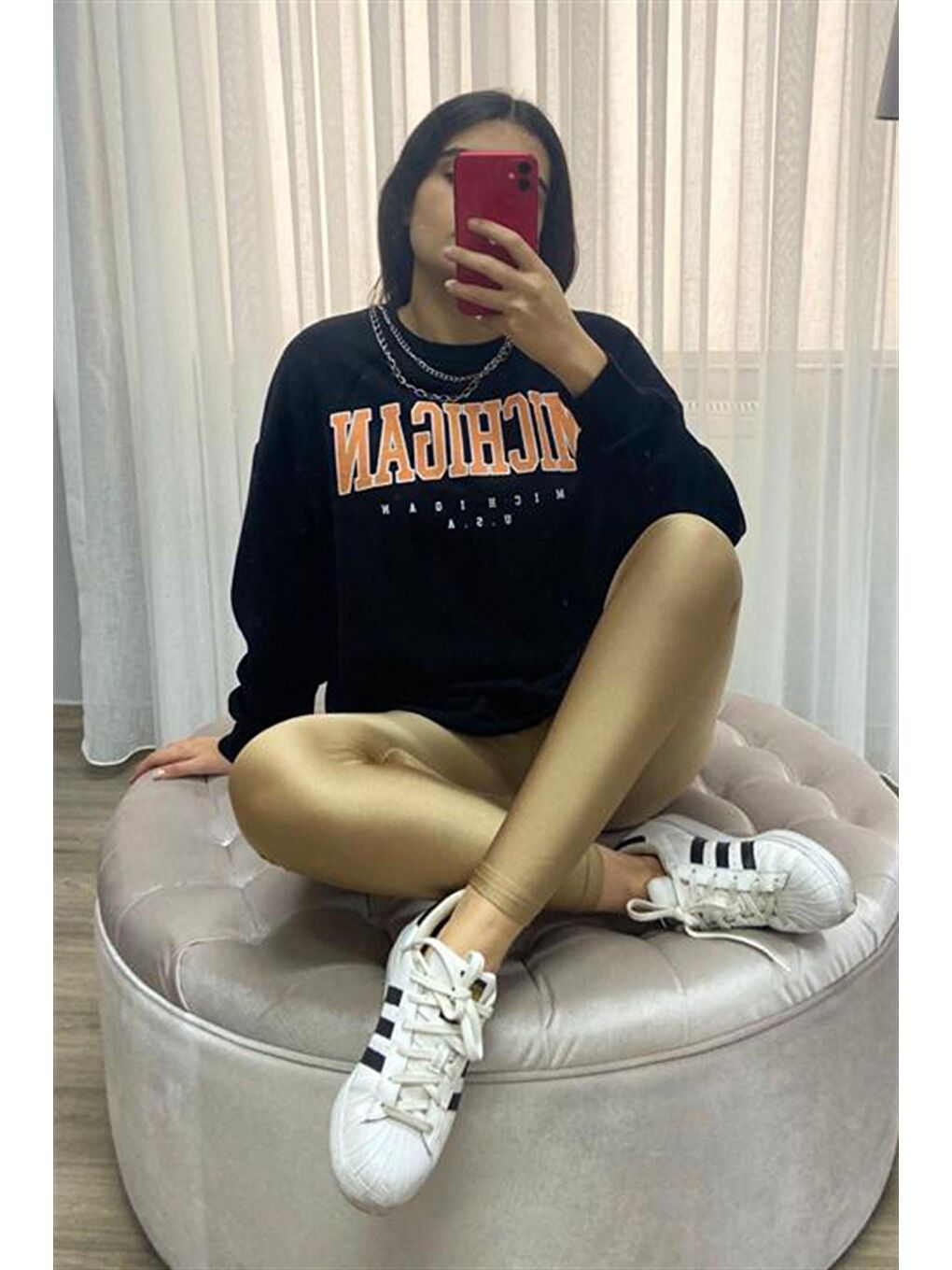 Siyah Sweatshirt Mg785-1