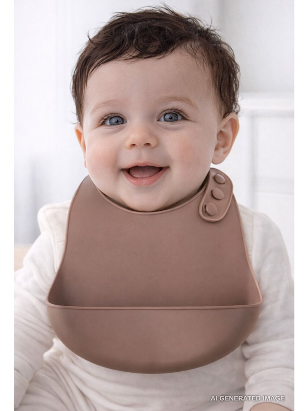 Mini Silikon Önlük Latte