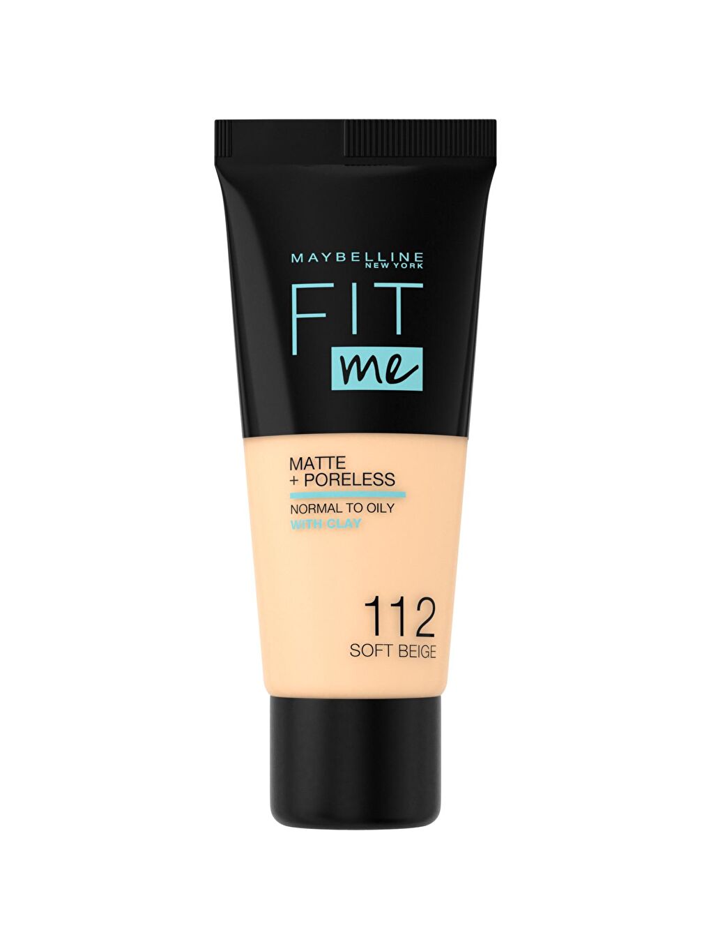 MAYBELLINE NEWYORK Bej Fit Me Matte+Poreless Fondöten - 112 Soft Beige - 1