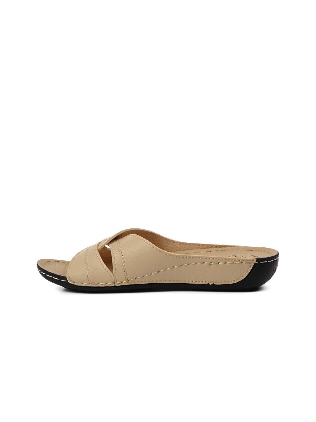 16.027 Bej Kadın Günlük Terlik-1