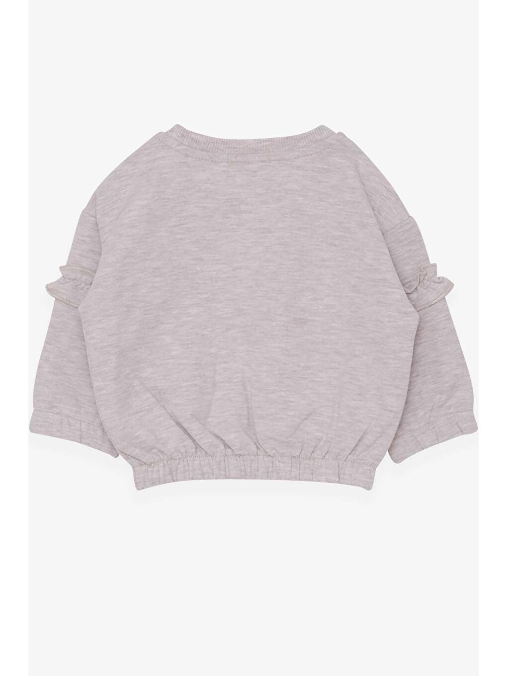 Kız Çocuk Sweatshirt Okul Temalı Bej Melanj (1-3 Yaş)-1