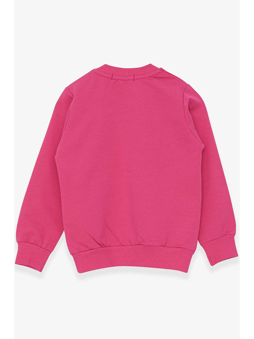 Breeze Pembe Kız Bebek Sweatshirt Simli Kedicik Baskılı Pembe (1.5 Yaş) - 1