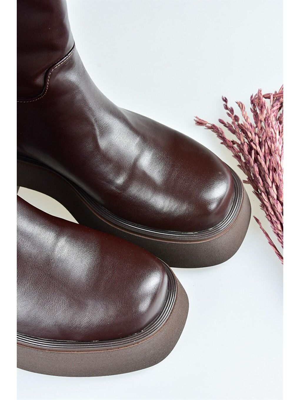 L6100671 Kahverengi Kadın Bot-3