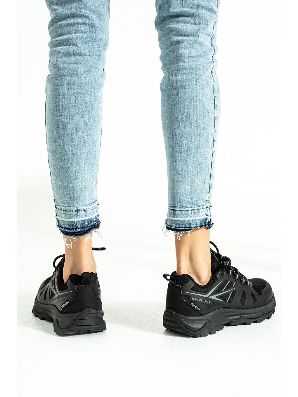 Nerzul Outdoor Su Geçirmez Siyah Kadın Ayakkabı-3