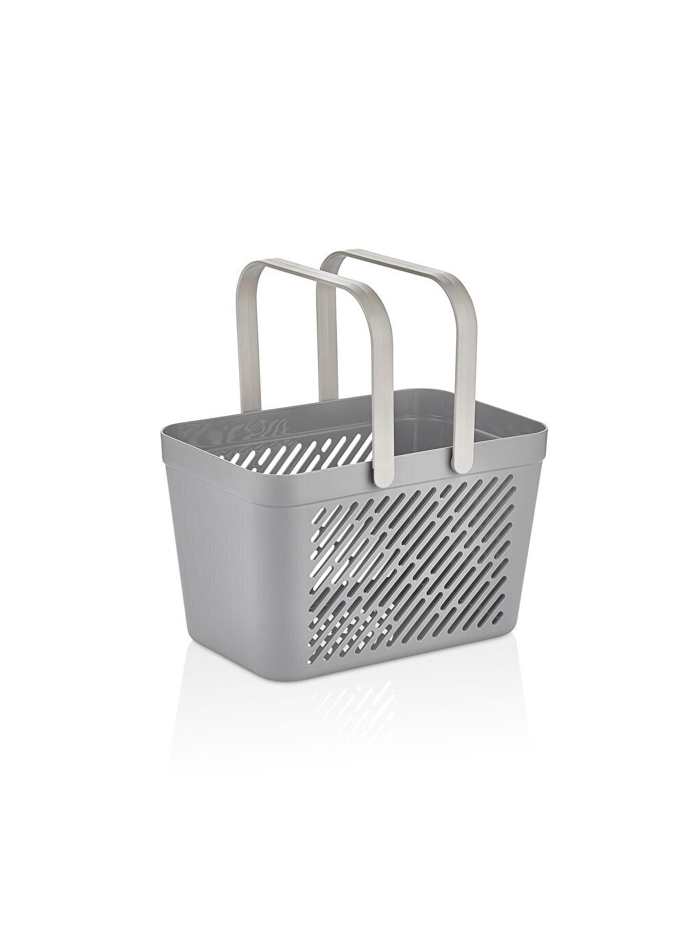 Gri 4'Lü Set Taşınabilir, Çok Amaçlı Banyo, Mutfak, Çekmece Içi Düzenleyici Kulplu Sepet-1