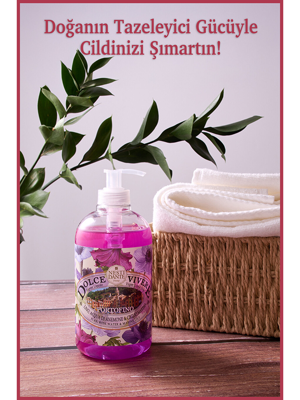 Dolce Vivere Portofino Sıvı Sabun 500 ml |Zambak ve Gül| Sıkılaştırıcı ve Nemlendirici |El ve Vücut-4