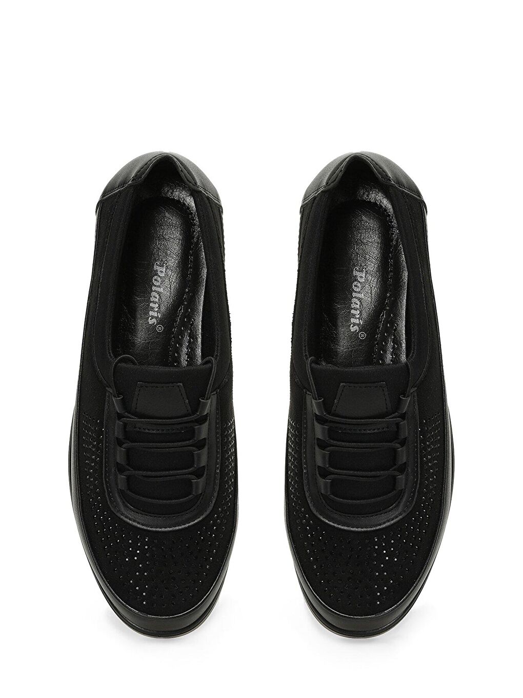 162088.TZ3PR Siyah Kadın Dolgu Ayakkabı-3