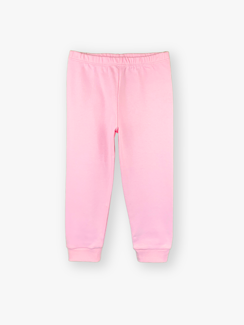 Pembe Bisiklet Yaka Uzun Kollu Kız Bebek Pijama Takımı-2