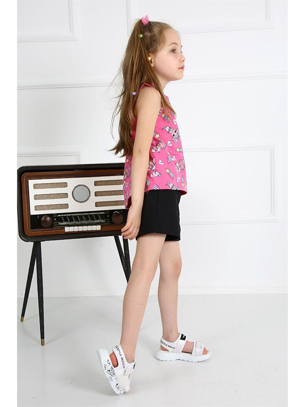 Pembe Lol Bebek Baskılı Alt-Üst Takım-1