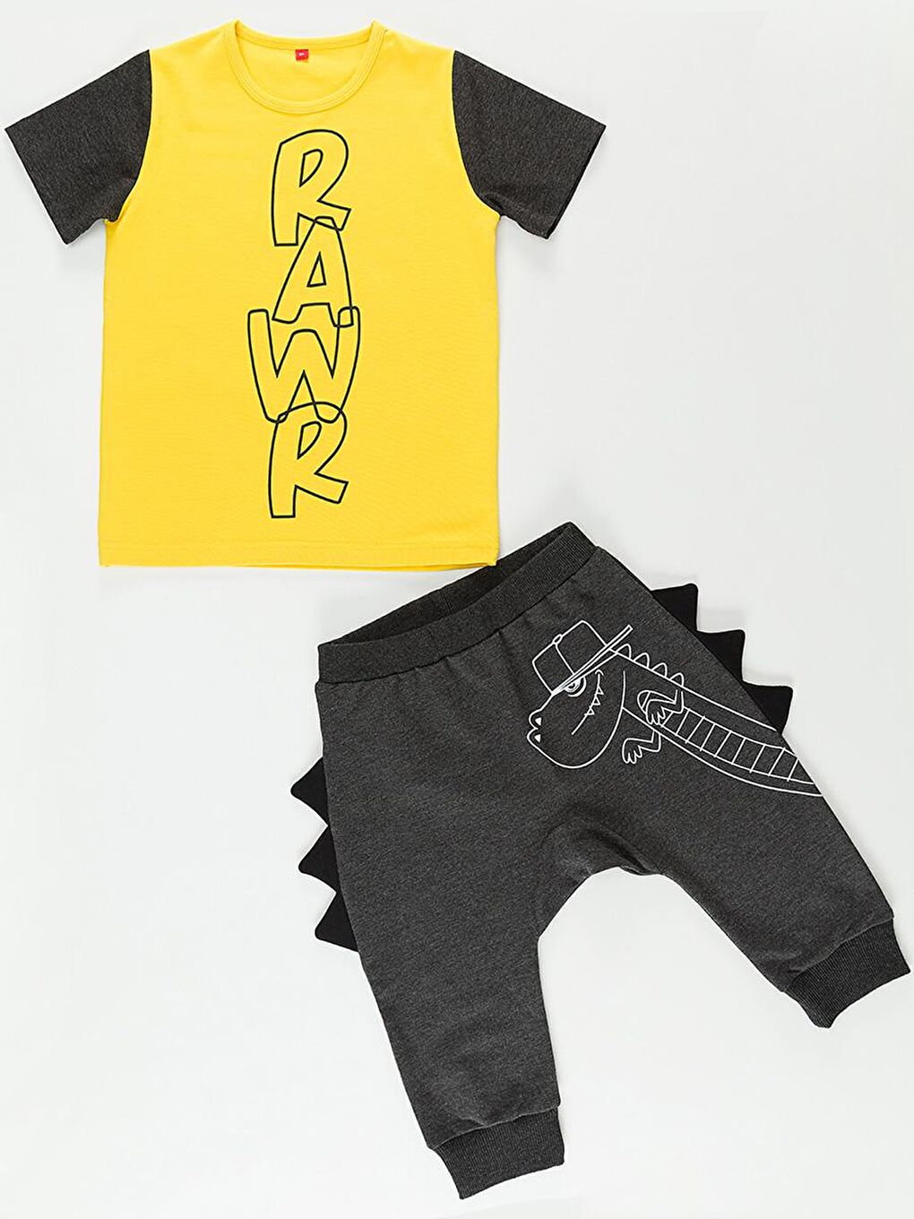 Karışık Tırtırlı Rawr Baggy Takım-2