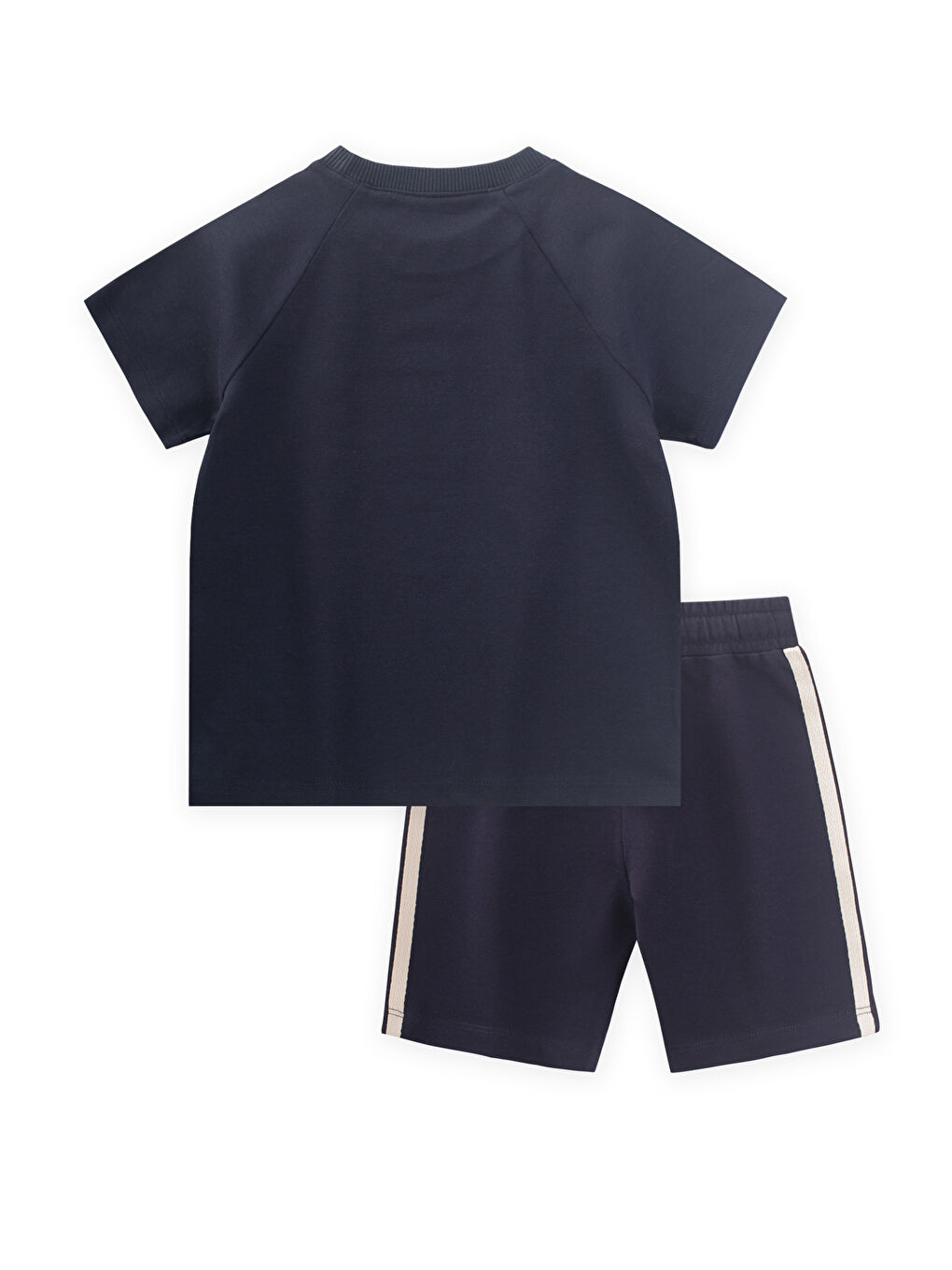 Lacivert Erkek Çocuk Baskılı Takım-1