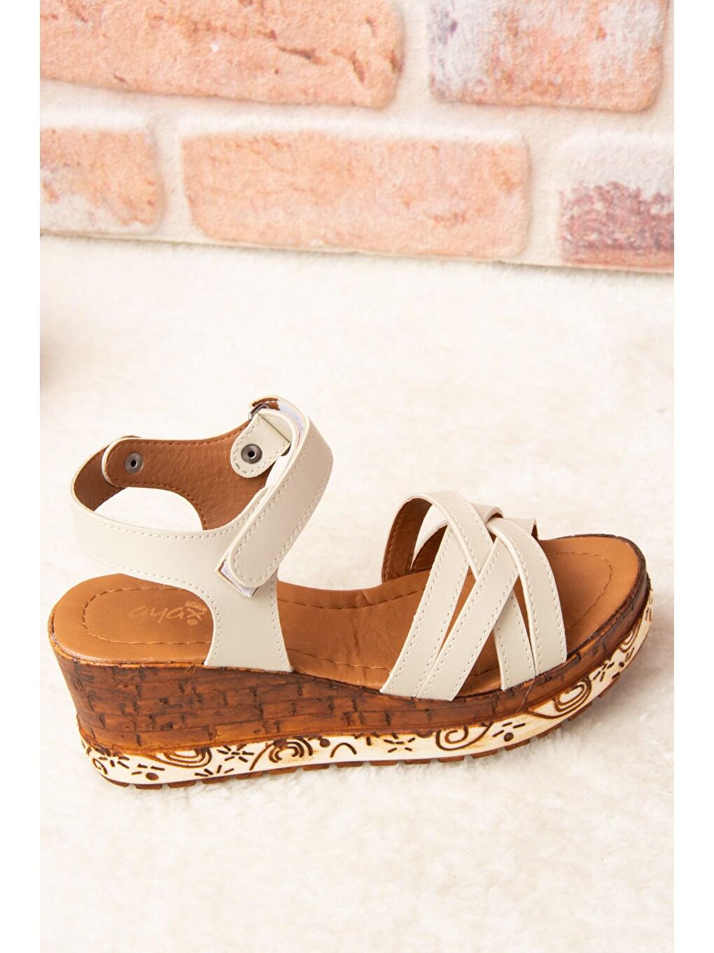 Bej Kadın Sandalet F288071409-1