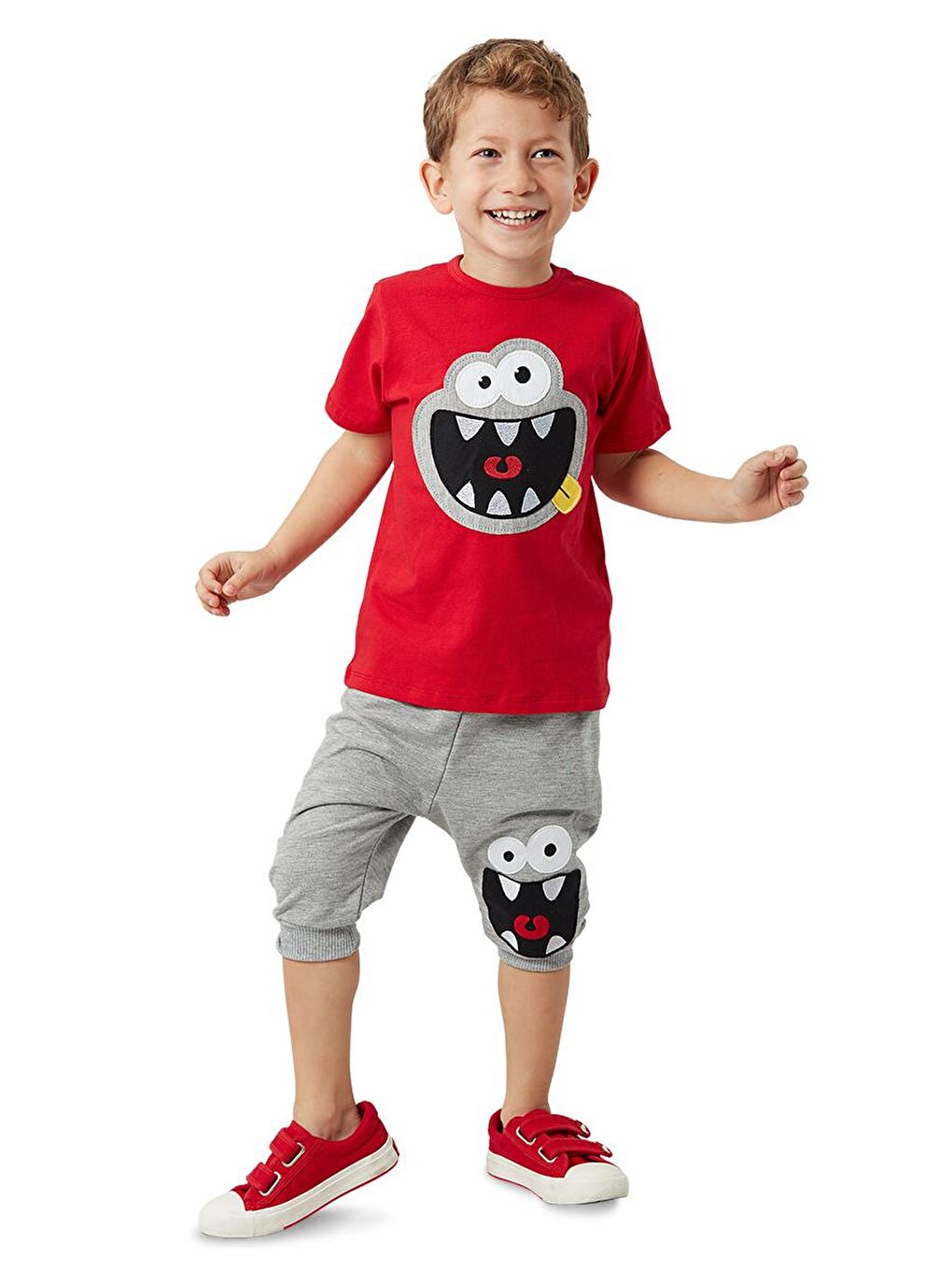 Denokids Karişik Kahkaha Zamanı Baggy Takım