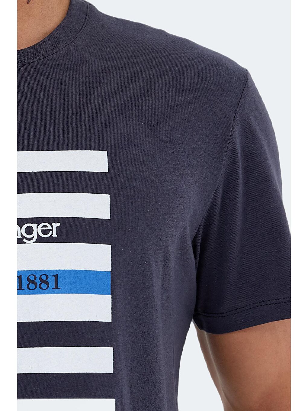 SLAZENGER Antrasit KATELL OVER Erkek T-Shirt Antrasit - 3