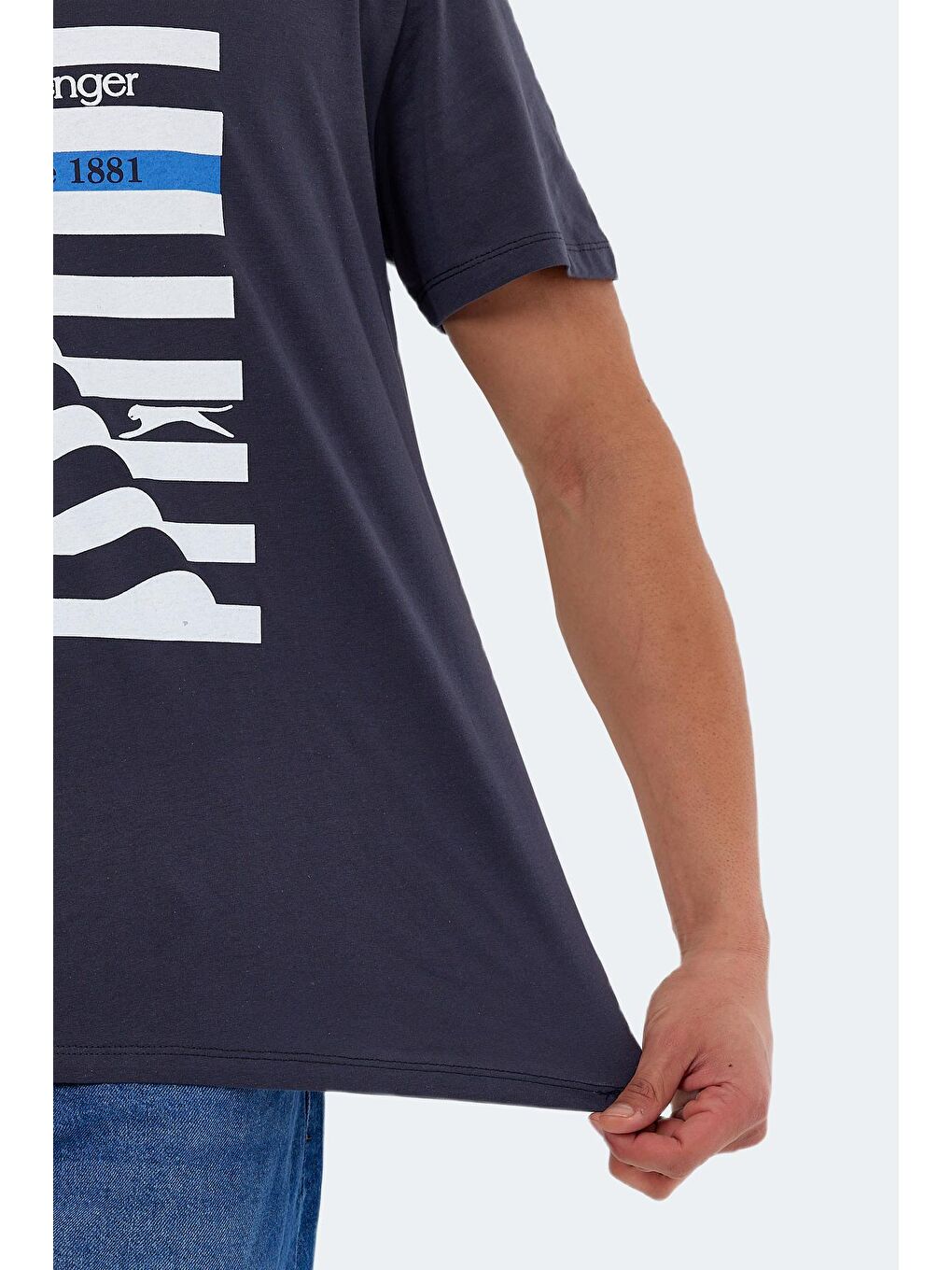 SLAZENGER Antrasit KATELL OVER Erkek T-Shirt Antrasit - 4