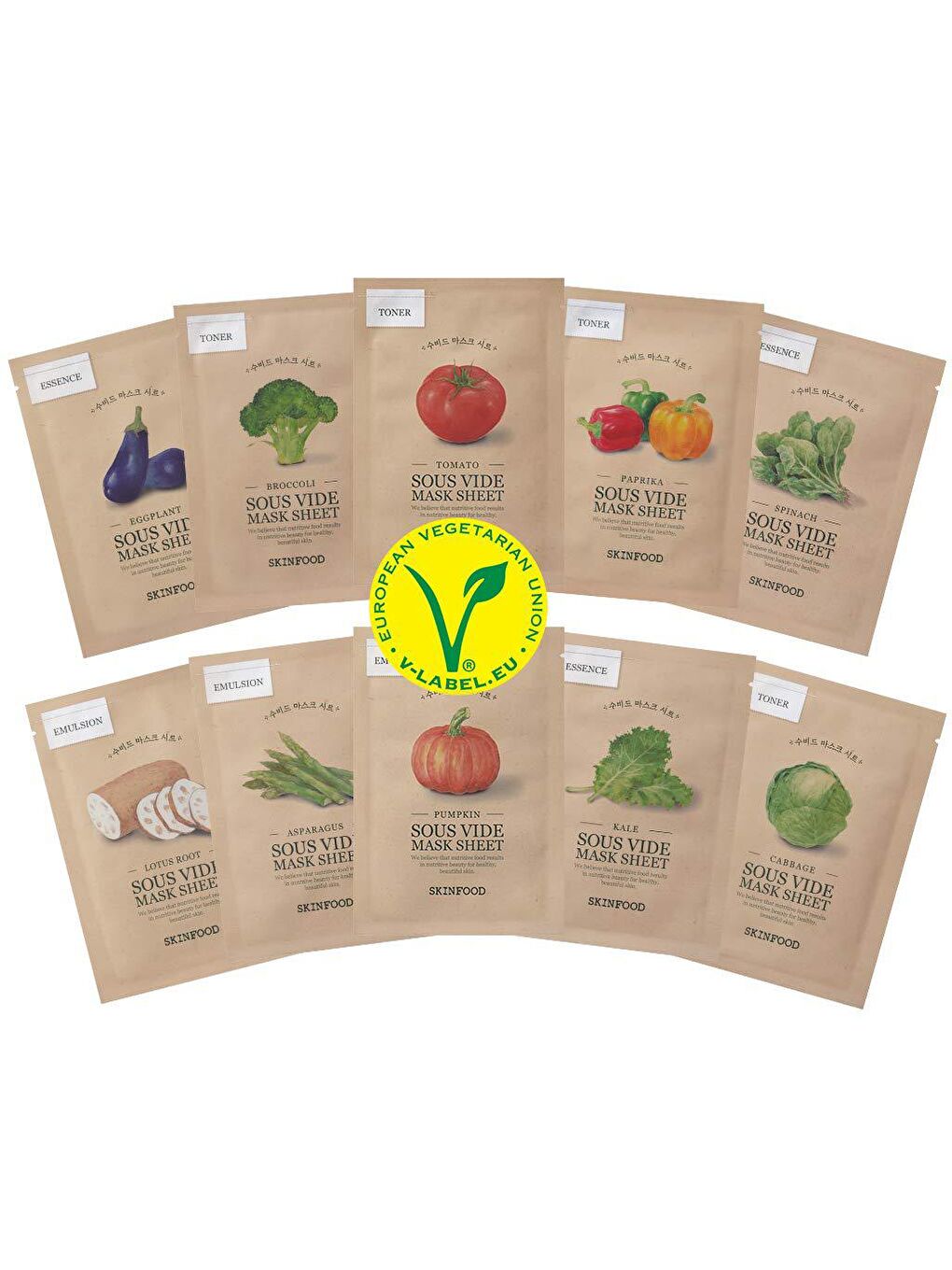 Skin Food Şeffaf Kale Sous Vide Mask Sheet - 1