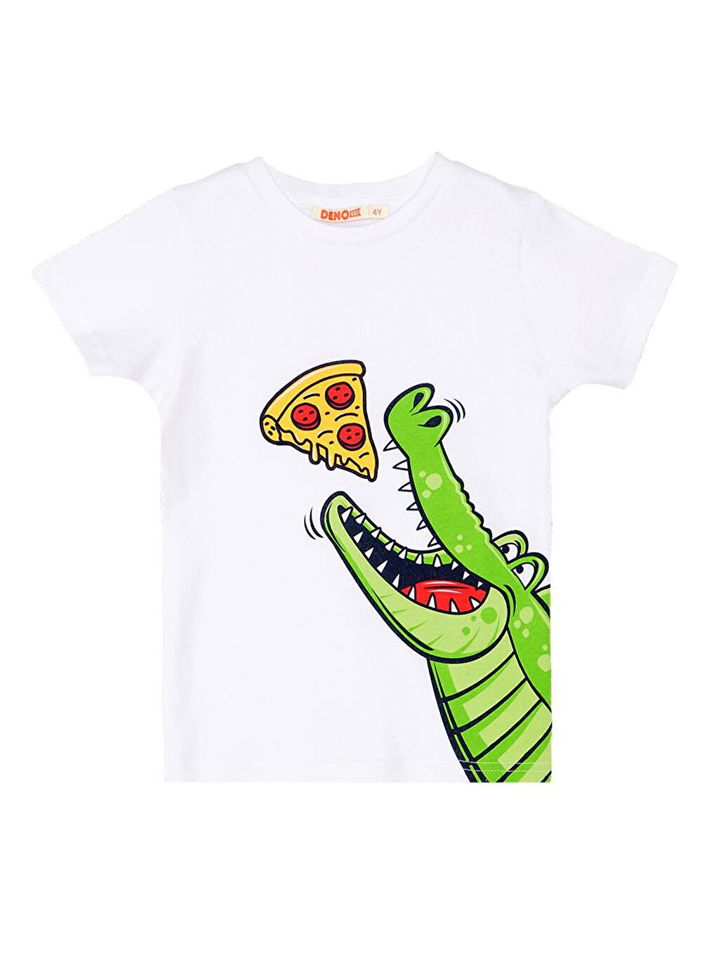 Denokids Karışık Pizzacı Timsah Baggy Takım - 4