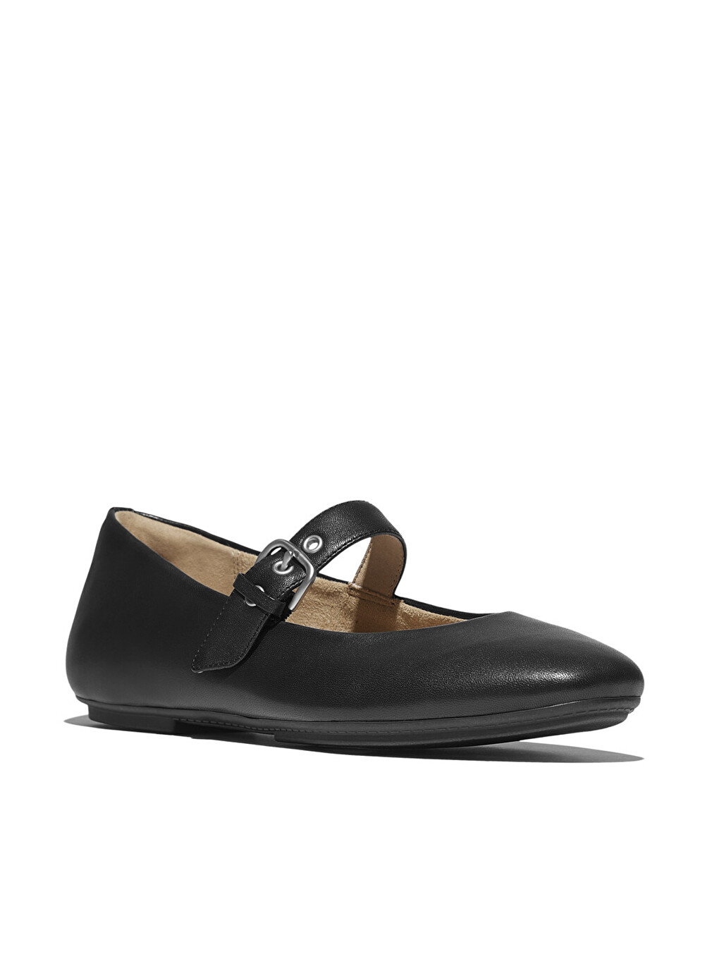 Siyah Kadın Babet E3D-090 / D07 DELICATO Soft Leather-4
