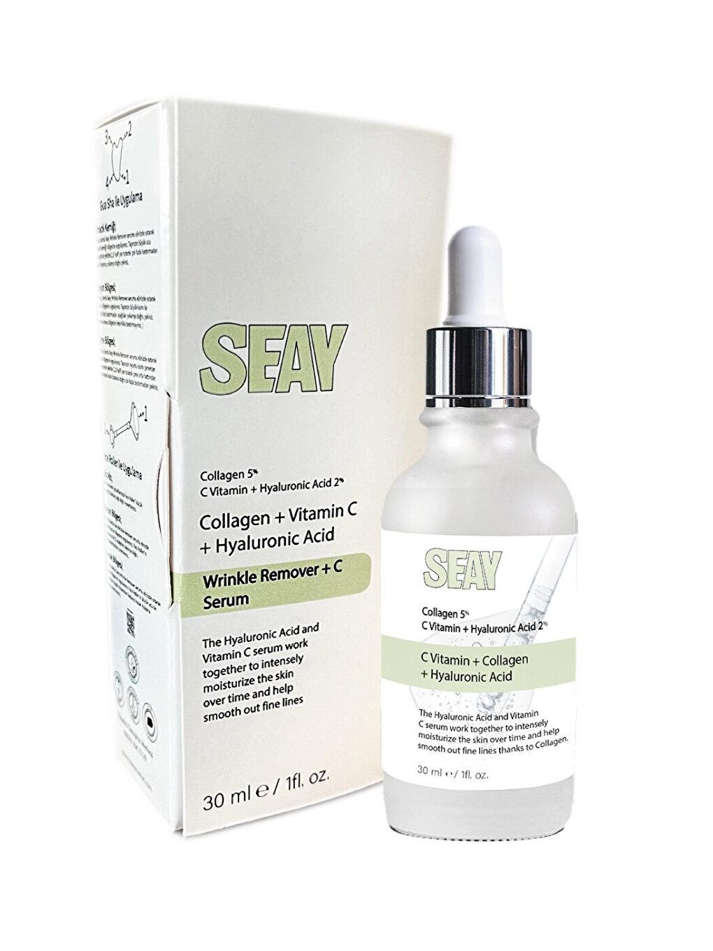 Canlandırıcı & Cilt Tonu Eşitleyici, Yoğun Nemlendirici, C Vitaminli Aydınlatıcı Serum Tüm Ciltler-1