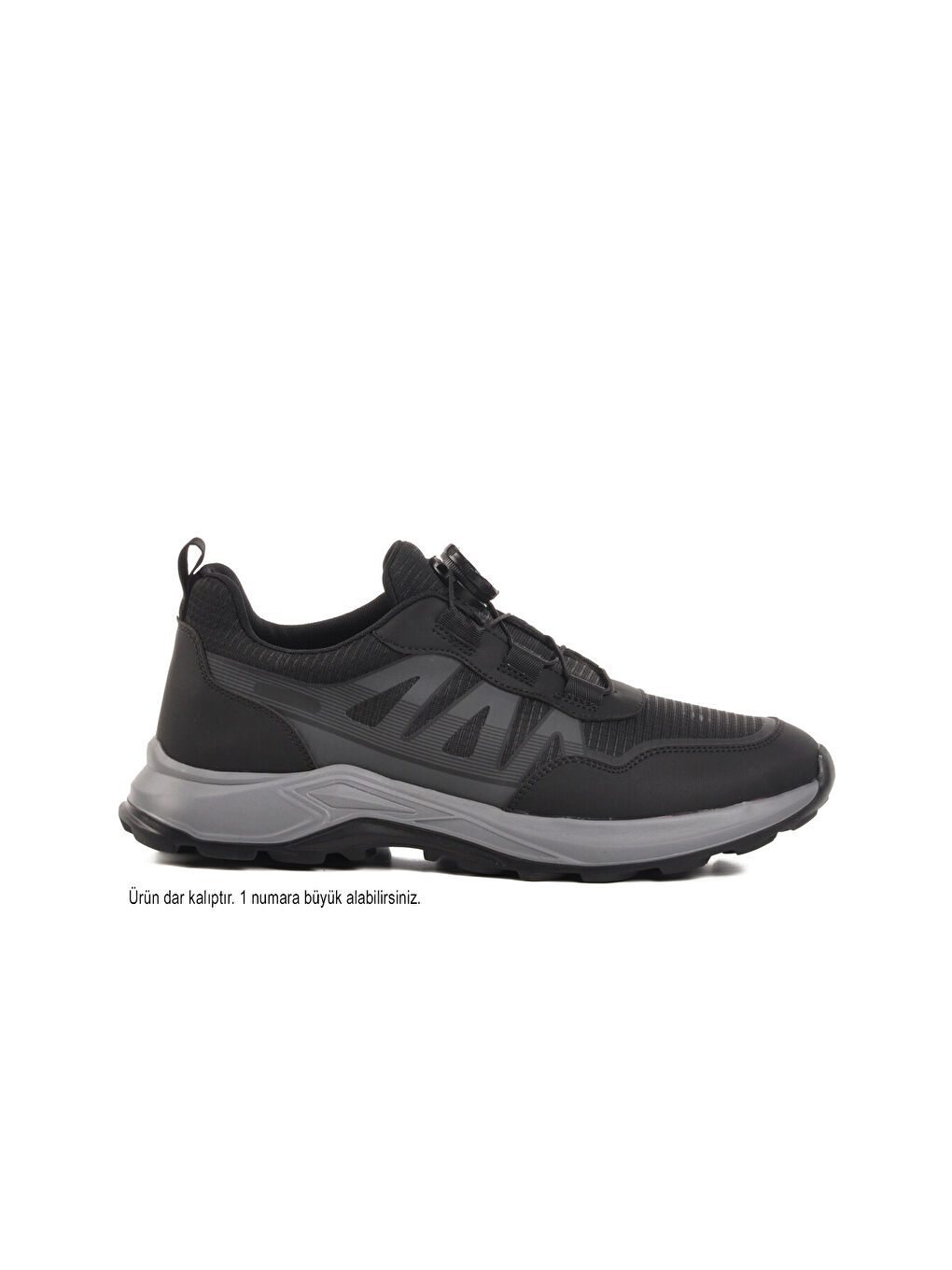 Siyah Memory Foam Misina Bağcıklı Erkek Spor Ayakkabı 250436 M