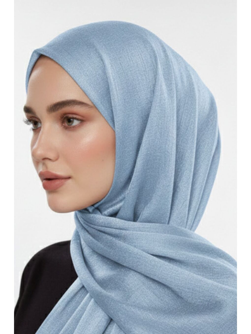 Sim Dokulu Mavi Şal-5