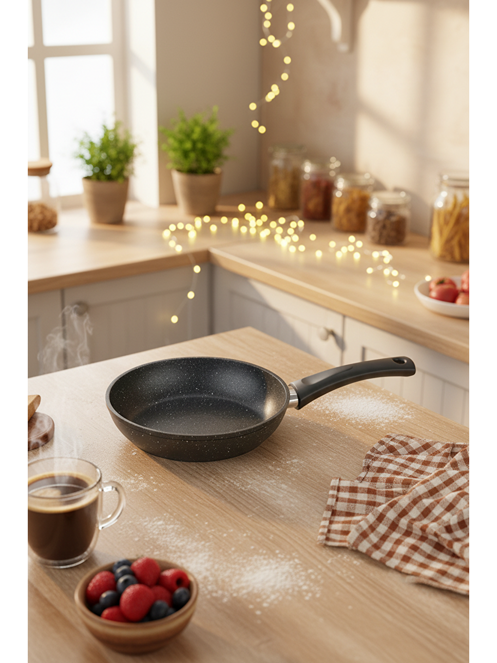 Melcor 9 Parça Granit Tencere Seti Gri-1