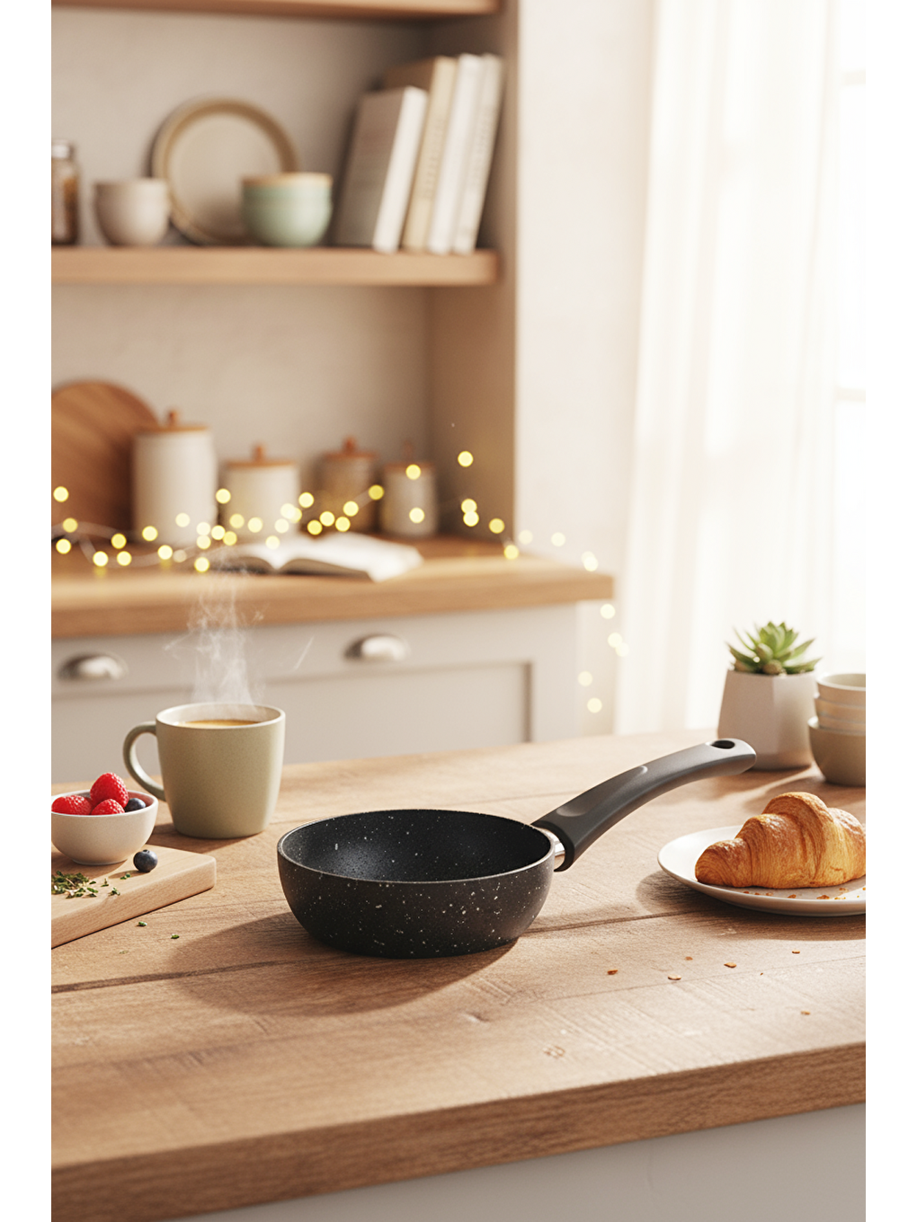 Melcor 9 Parça Granit Tencere Seti Gri-2